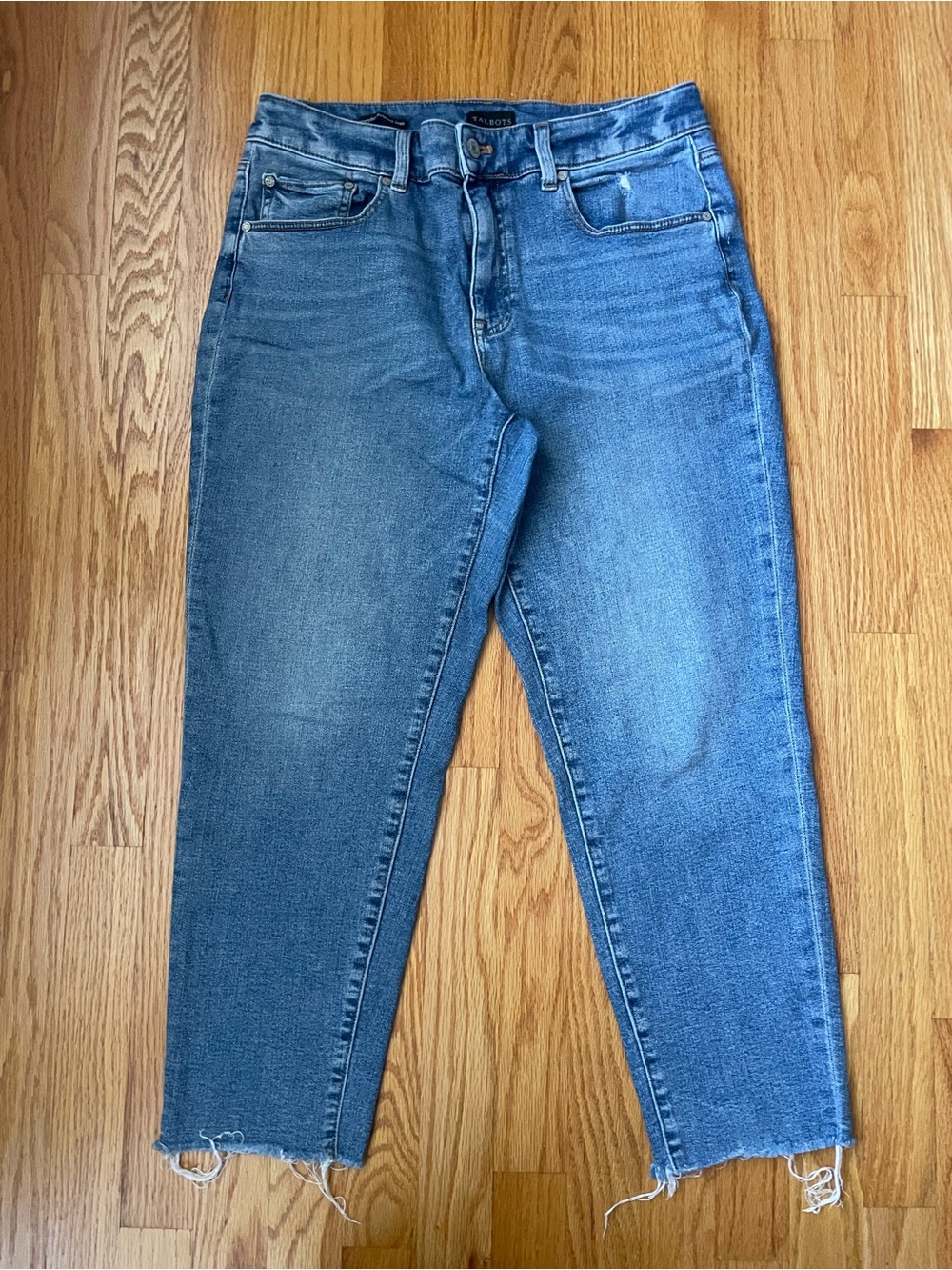 Talbots Everyday Relaxed Petite Cropped Jeans